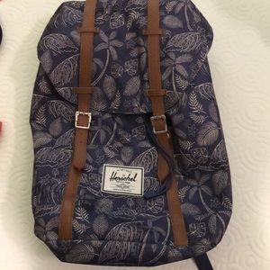 Herschel Blue Island Print Backpack